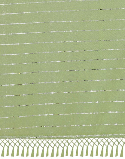 Pista Green Printed Saree | Leemboodi