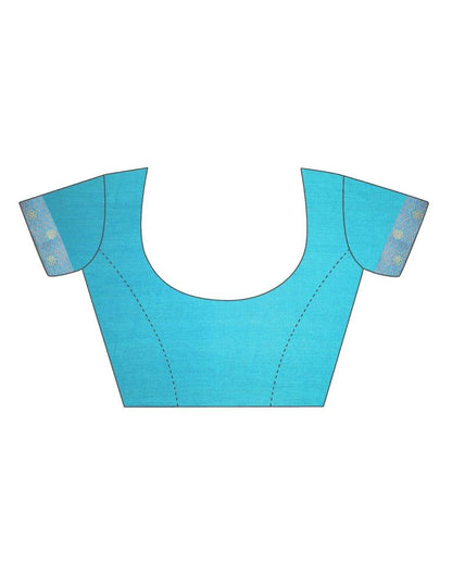 Light Blue Chiffon Saree | Sudathi