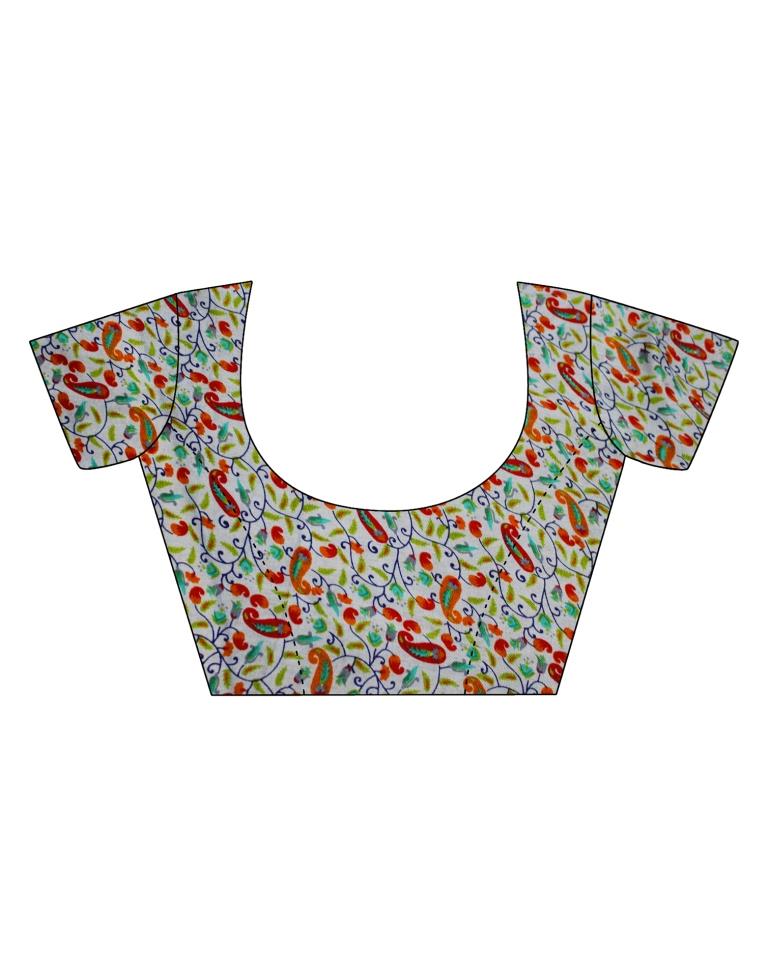 Grey Georgette Saree | Leemboodi