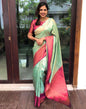 Mint Green Kanjivaram Silk Saree | Sudathi