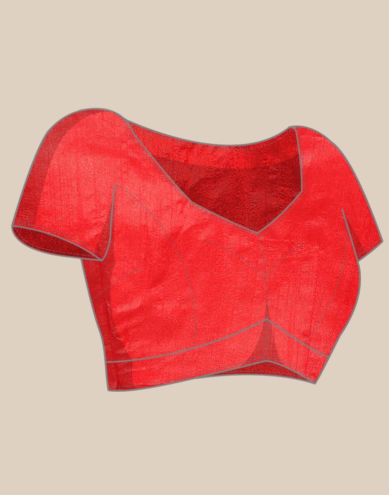 White Georgette Printed Saree | Leemboodi