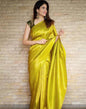 Lemon Yellow Kanjivaram Silk Saree | Sudathi