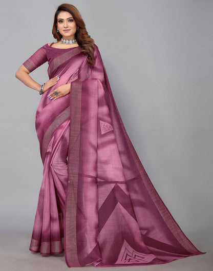 Wine Cotton Saree | Sudathi