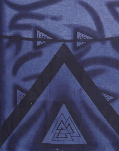 Navy Blue Cotton Saree | Sudathi