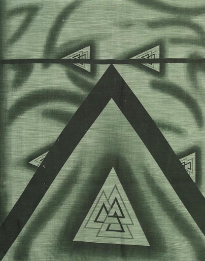 Green Cotton Saree | Sudathi