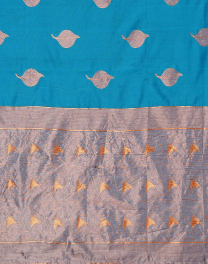 Blue Banarasi Silk Saree | Sudathi