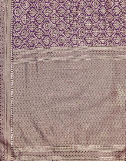 Purple Kanjivaram Silk Saree | Sudathi