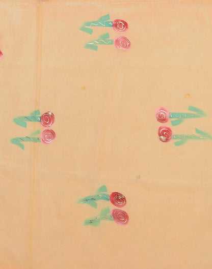 Beige Organza Saree | Sudathi