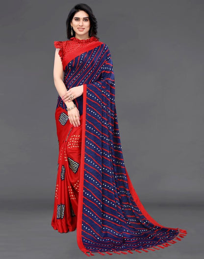 Navy Blue Silk Saree | Sudathi
