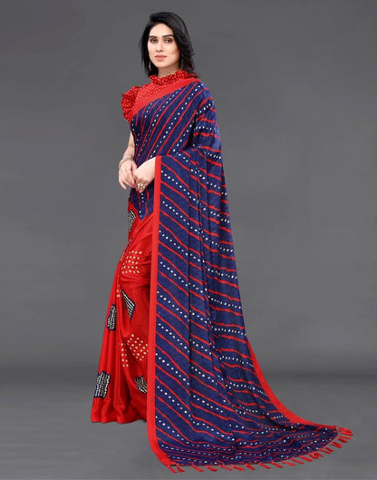 Navy Blue Silk Saree | Sudathi