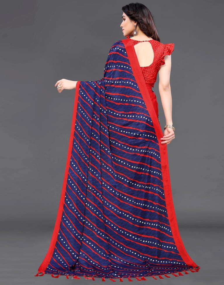 Navy Blue Silk Saree | Sudathi