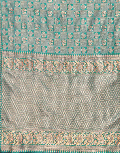 Rama Green Kanjivaram Silk Saree | Sudathi