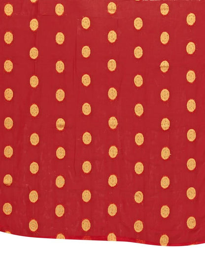 Red Chiffon Banarasi Saree | Leemboodi