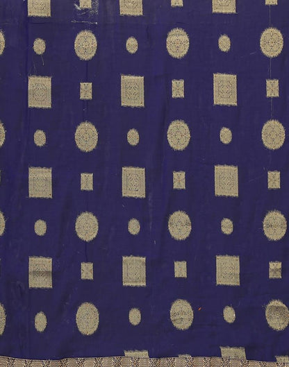 Navy Blue Chiffon Saree | Sudathi