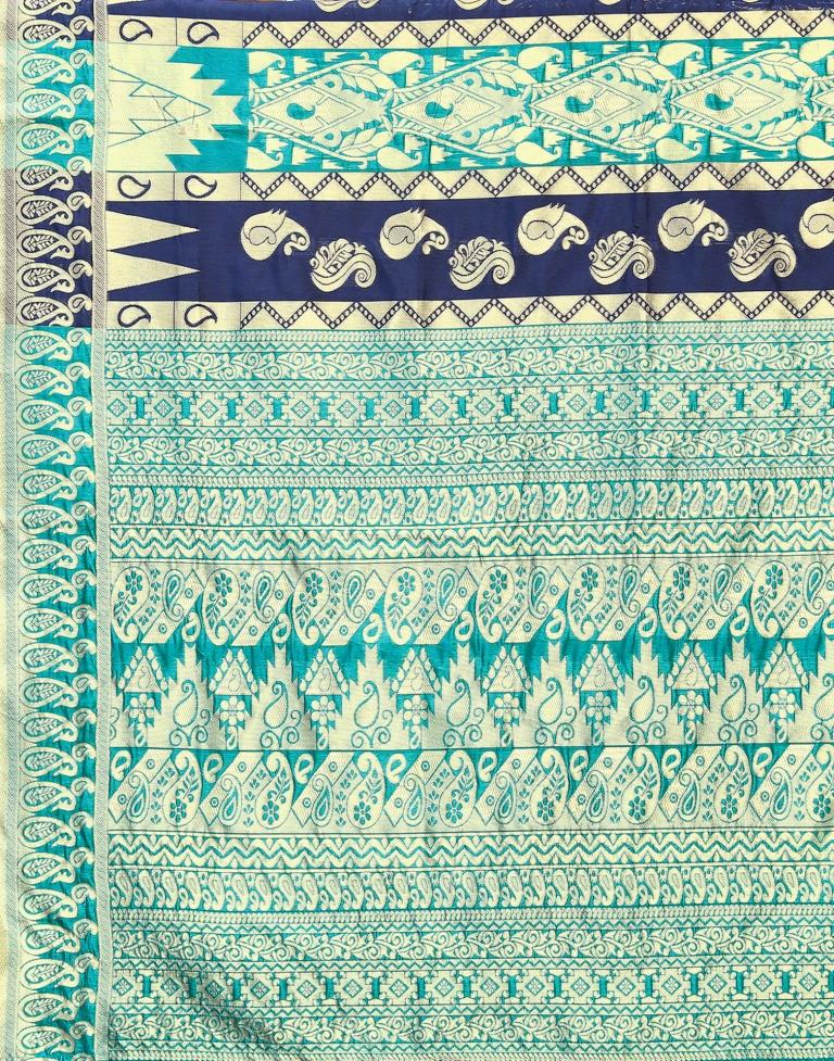 Rama Green Banarasi Silk Saree | Sudathi