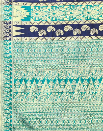 Rama Green Banarasi Silk Saree | Sudathi