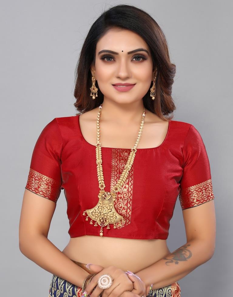 Blue Banarasi Silk Saree | Sudathi