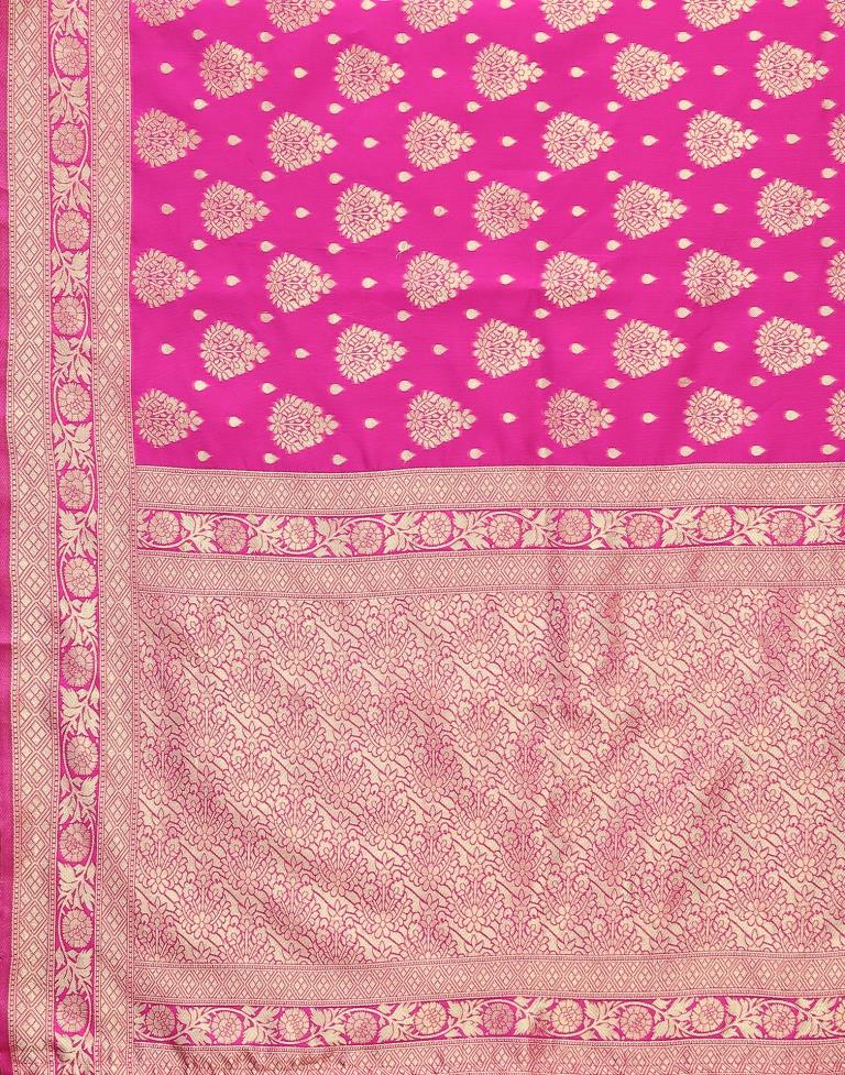 Rani Pink Banarasi Silk Saree | Sudathi