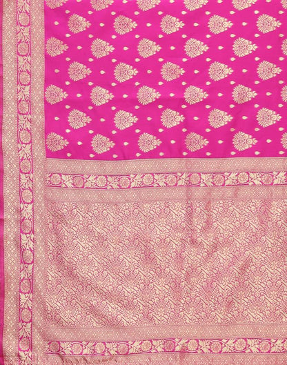 Rani Pink Banarasi Silk Saree | Sudathi