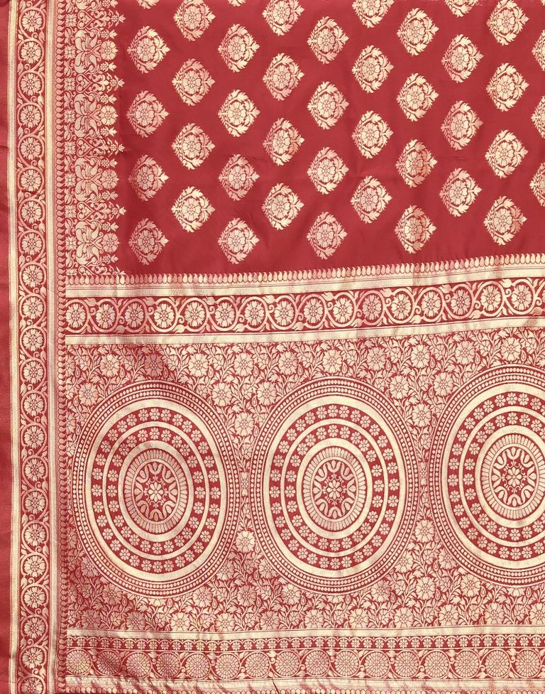 Red Banarasi Silk Saree | Sudathi