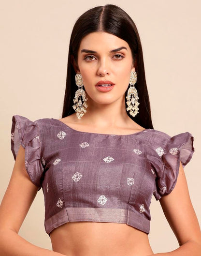 Light Purple Cotton Saree | Leemboodi