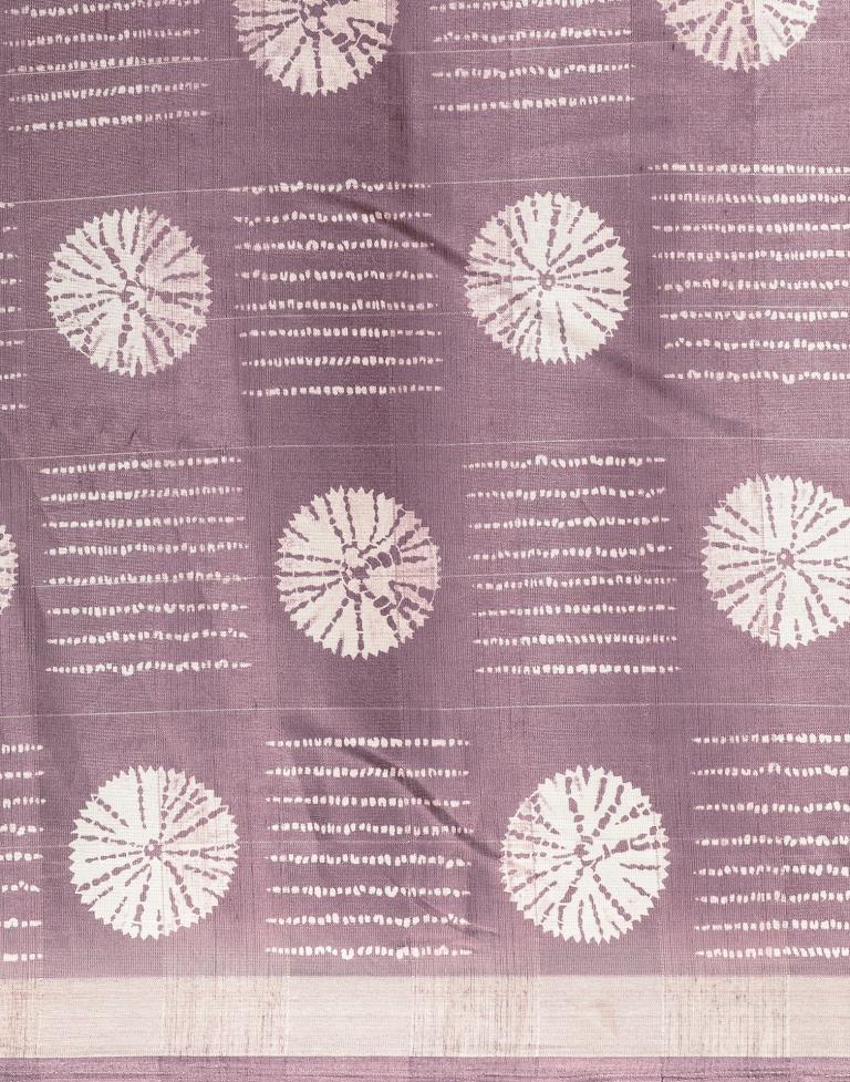 Light Purple Cotton Saree | Leemboodi