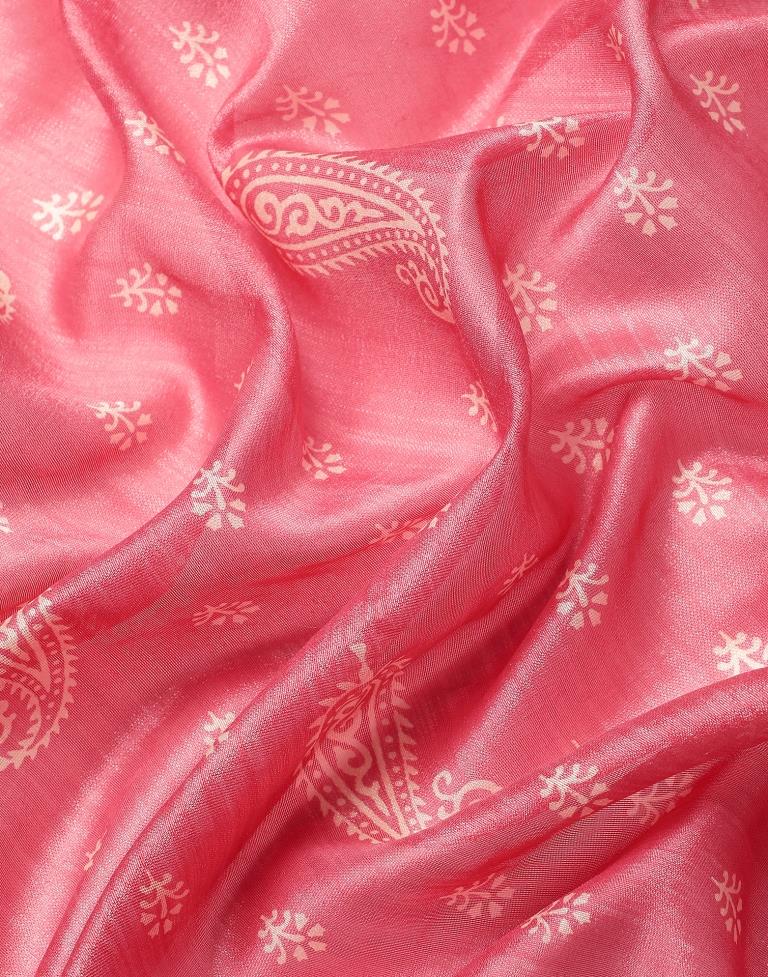Pink Cotton Saree | Leemboodi