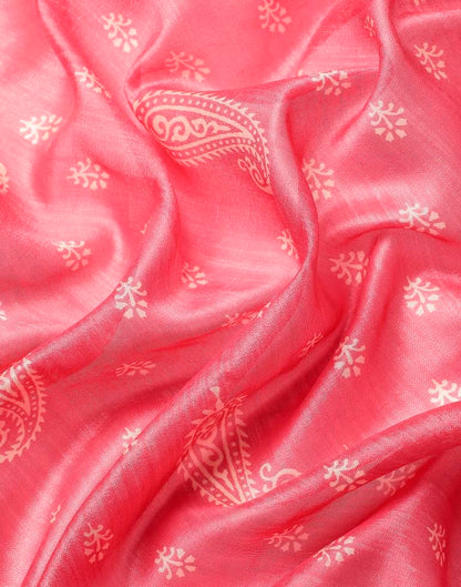 Pink Cotton Saree | Leemboodi