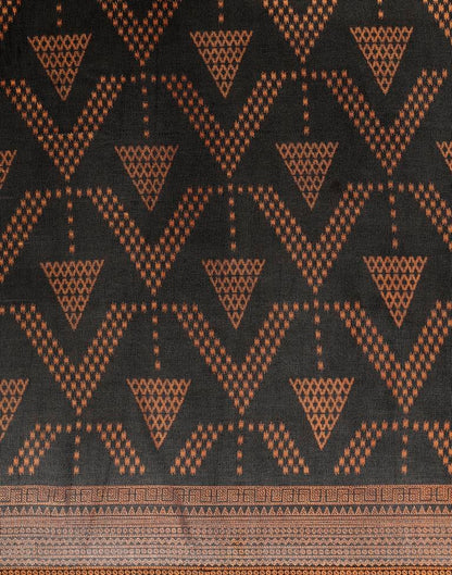 Black Printed Saree | Leemboodi