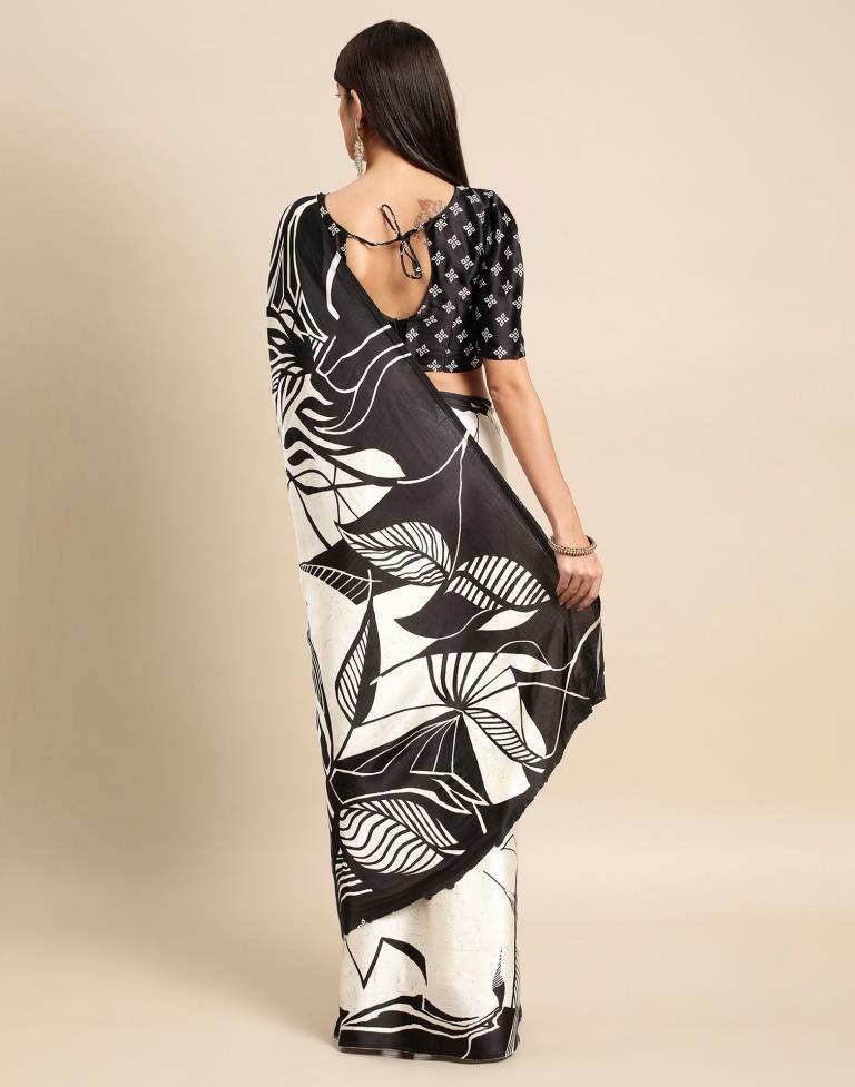 Off White Silk Saree | Leemboodi