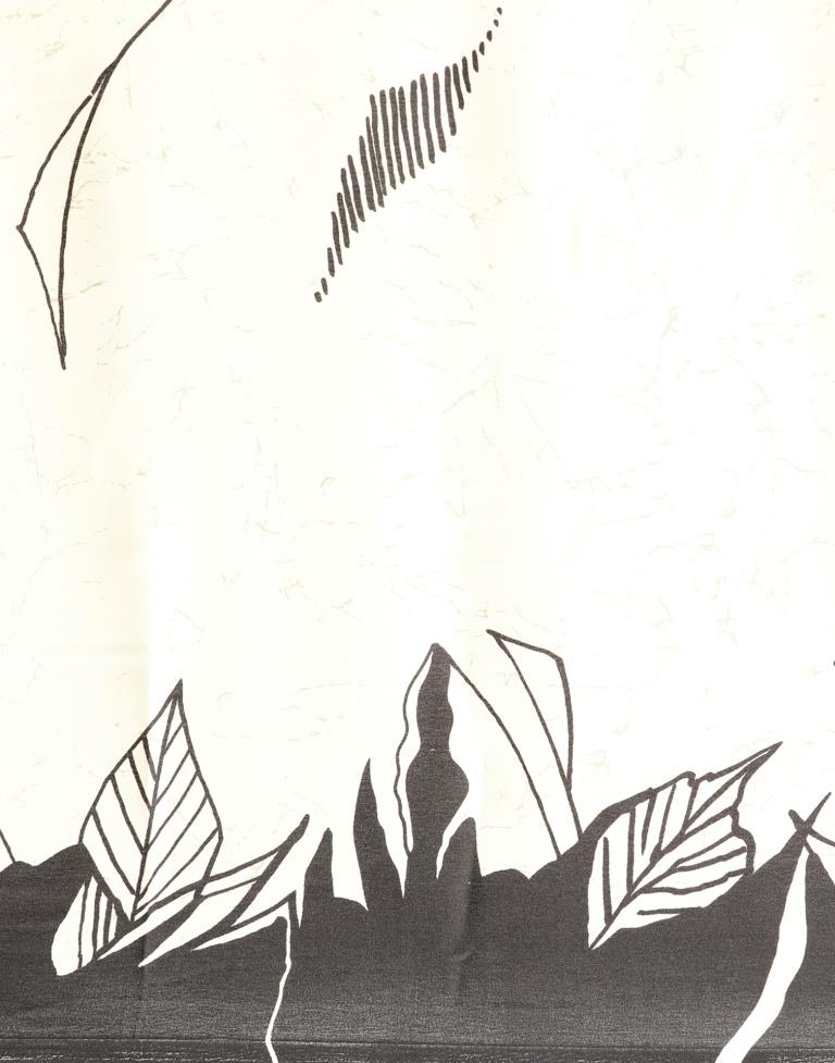 Off White Silk Saree | Leemboodi