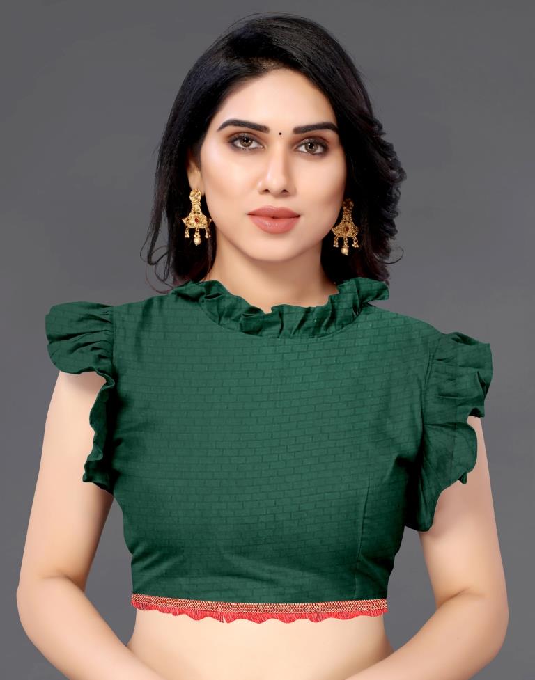 Green Georgette Saree | Sudathi