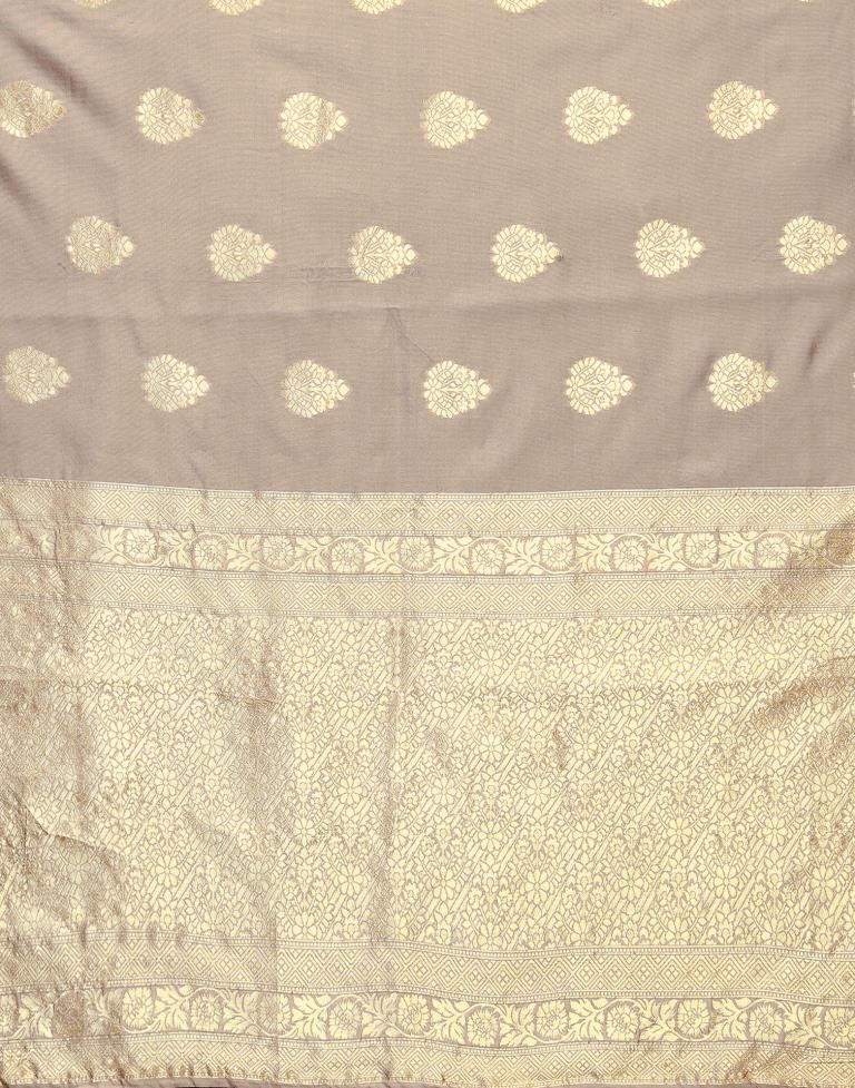 Light Brown Banarasi Silk Saree | Sudathi