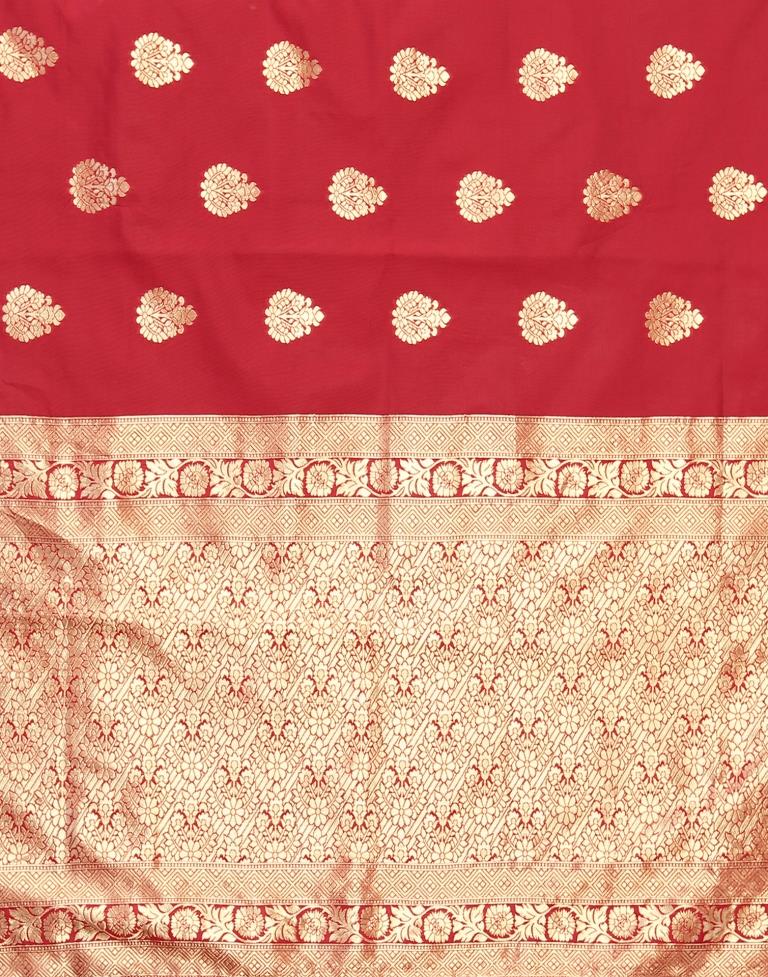 Red Banarasi Silk Saree | Sudathi