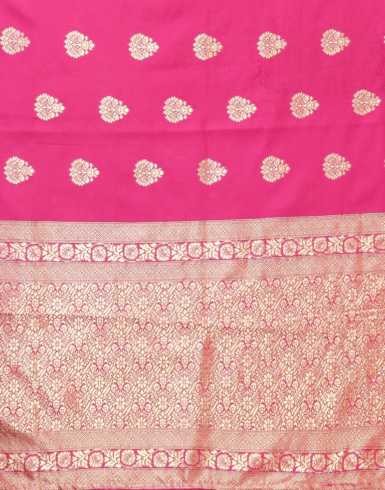 Pink Banarasi Silk Saree | Sudathi