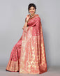 Dusty Pink Banarasi Silk Saree | Sudathi