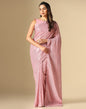 Light Pink Georgette Sequence Saree | Leemboodi