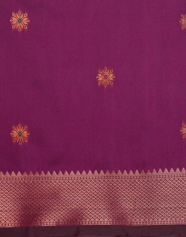 Magenta Silk Saree | Leemboodi
