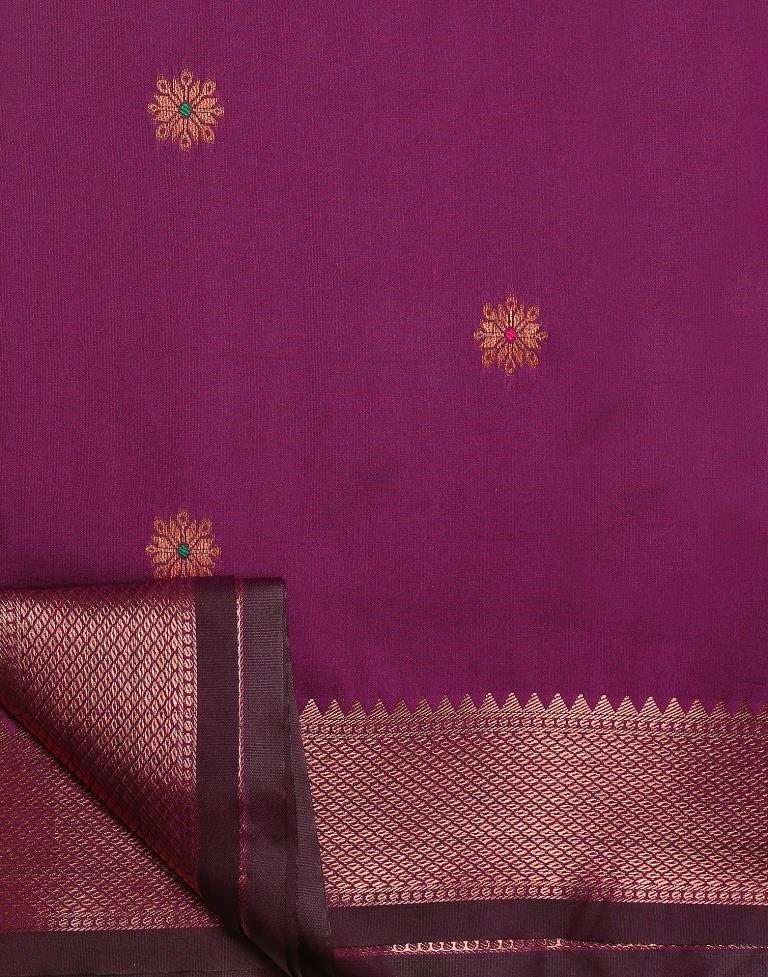 Magenta Silk Saree | Leemboodi