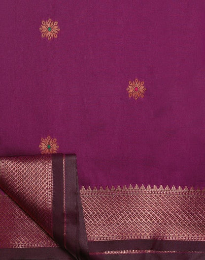 Magenta Silk Saree | Leemboodi