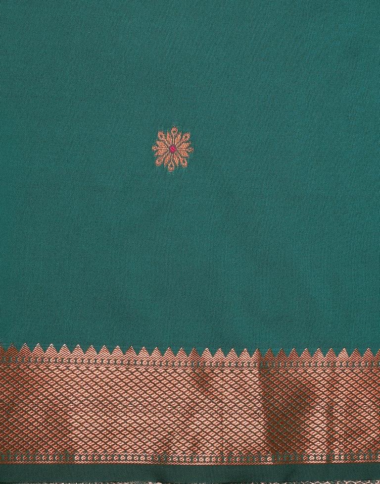 Rama Green Silk Saree | Leemboodi