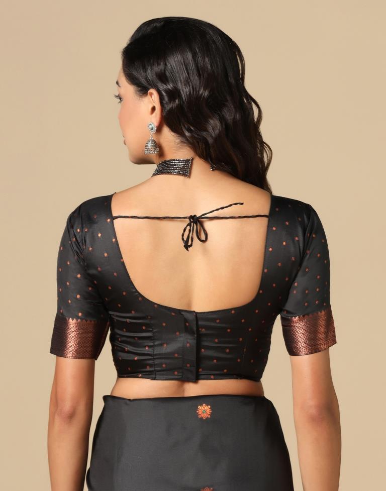 Black Silk Saree | Leemboodi