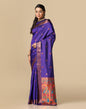 Royal Blue Silk Saree | Leemboodi
