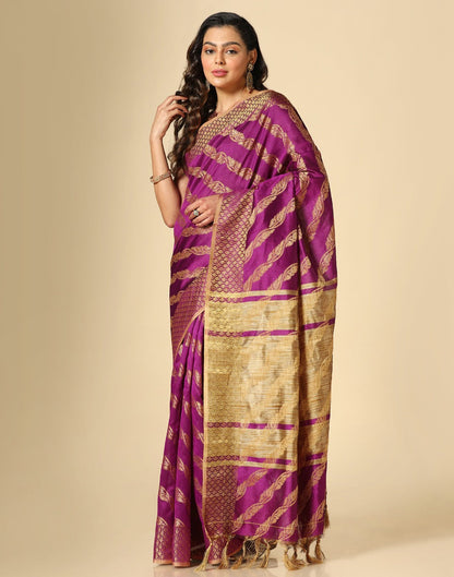 Purple Silk Saree | Sudathi