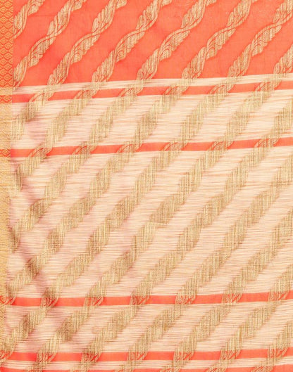 Orange Silk Saree | Sudathi