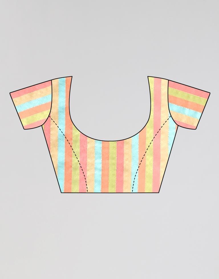 Sea Green Printed Saree | Sudathi