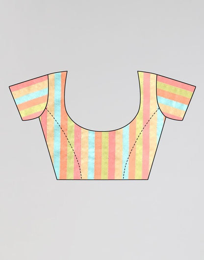 Sea Green Printed Saree | Sudathi