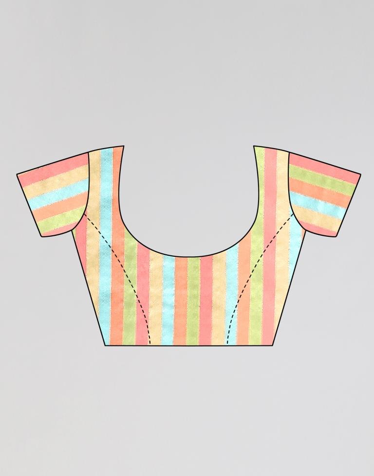 Pink Printed Saree | Leemboodi