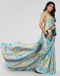 Sky Blue Printed Saree | Leemboodi