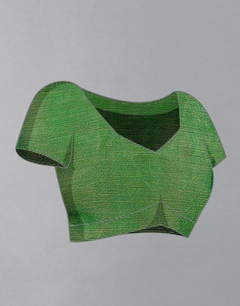 Brown Brasso Printed Woven Saree | Leemboodi